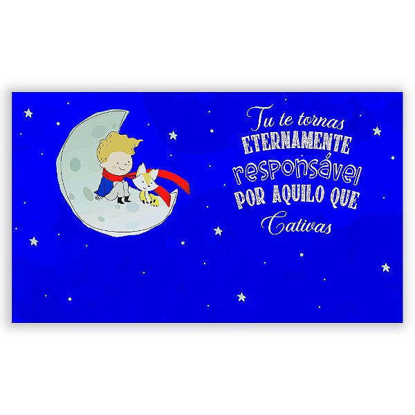 Painel Retangular - Pequeno Principe - Sublimado 3D