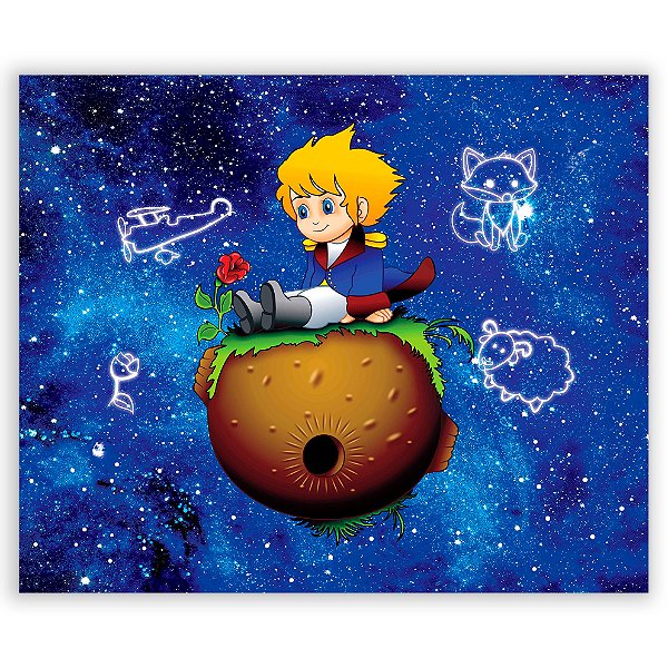 Painel Retangular - Pequeno Principe - Sublimado 3D