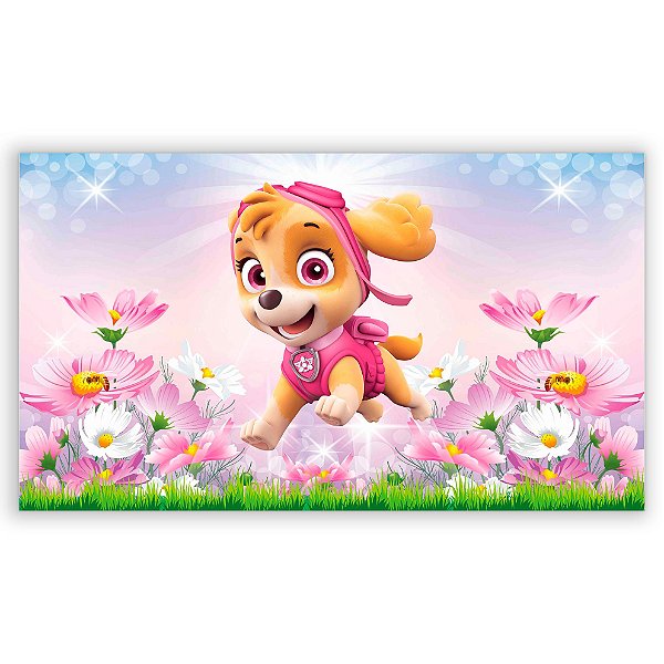 Painel Retangular - Patrulha Canina - Sublimado 3D