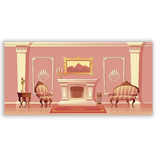 Painel Retangular - Parede Casa - Sublimado 3D