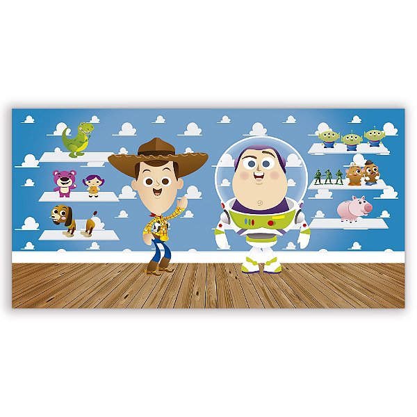 Painel Retangular - Toy Story - Sublimado 3D