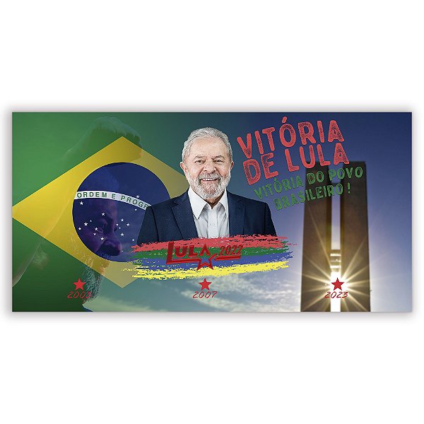 Painel Retangular - Lula - Sublimado 3D
