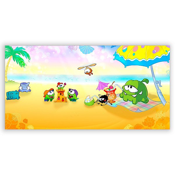 Painel Retangular - Om Nom - Sublimado 3D