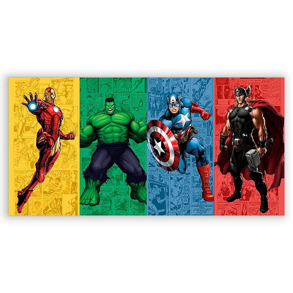 Painel Retangular - Herois - Sublimado 3D