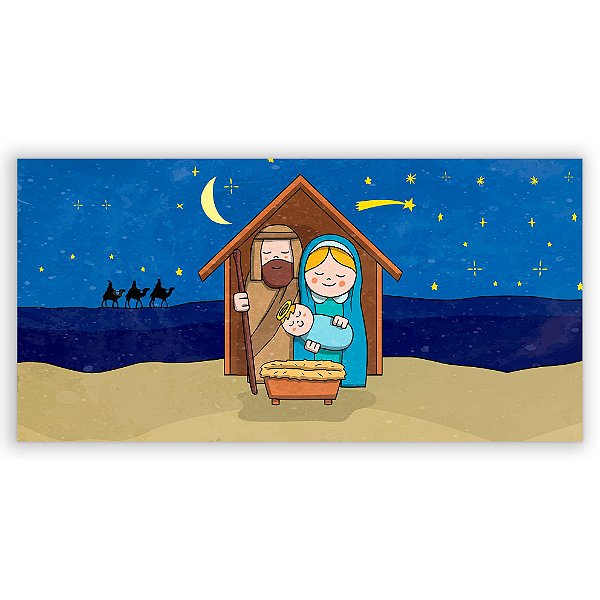 Painel Retangular - Presépio - Sublimado 3D