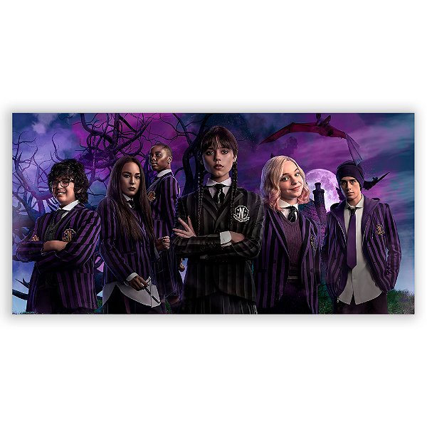 Painel Retangular - Wandinha - Sublimado 3D