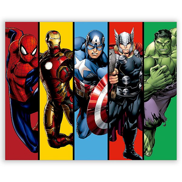 Painel Retangular - Herois - Sublimado 3D