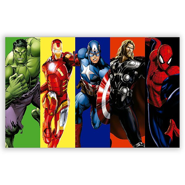 Painel Retangular - Herois - Sublimado 3D