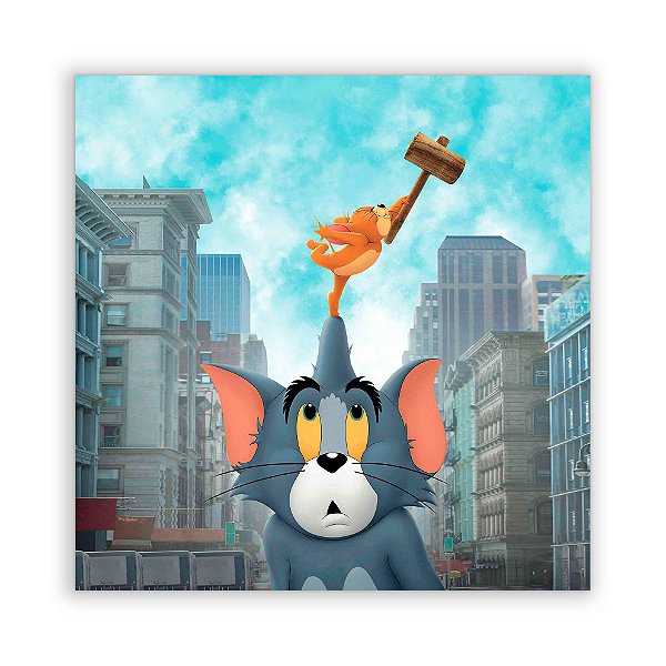 Painel Quadrado - Tom e Jerry - Sublimado 3D