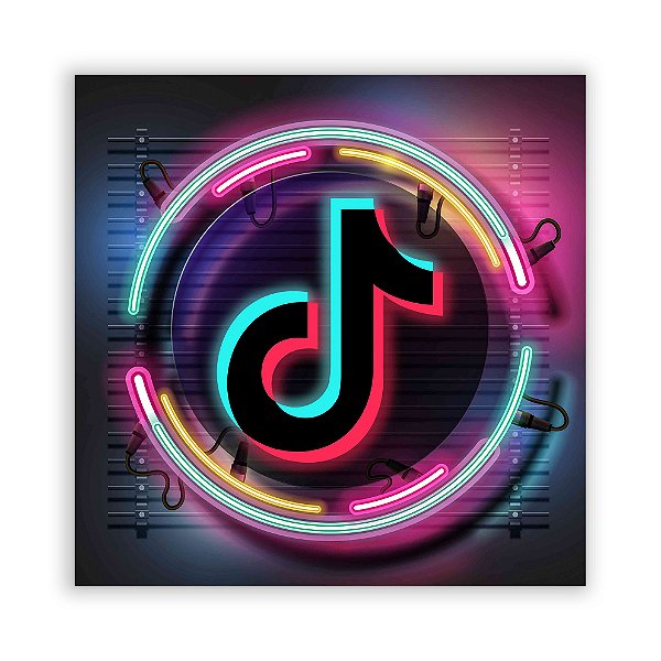 Painel Quadrado - TikTok - Sublimado 3D