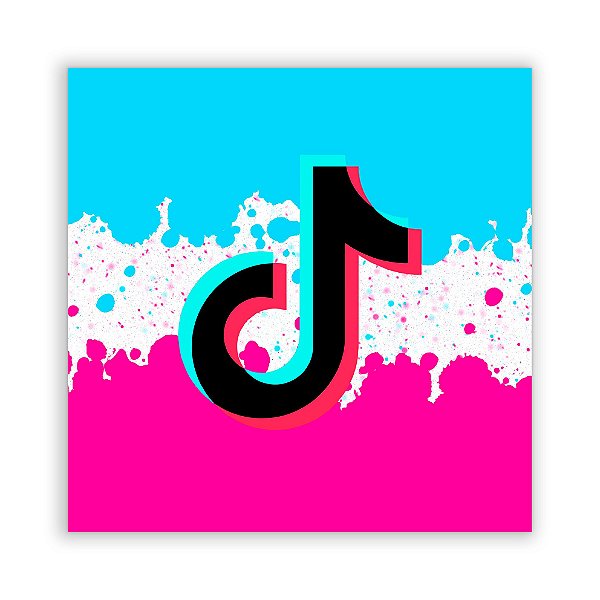 Painel Quadrado - TikTok - Sublimado 3D