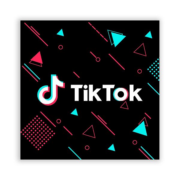 Painel Quadrado - TikTok - Sublimado 3D