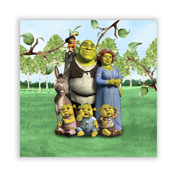 Painel Quadrado - Shrek - Sublimado 3D