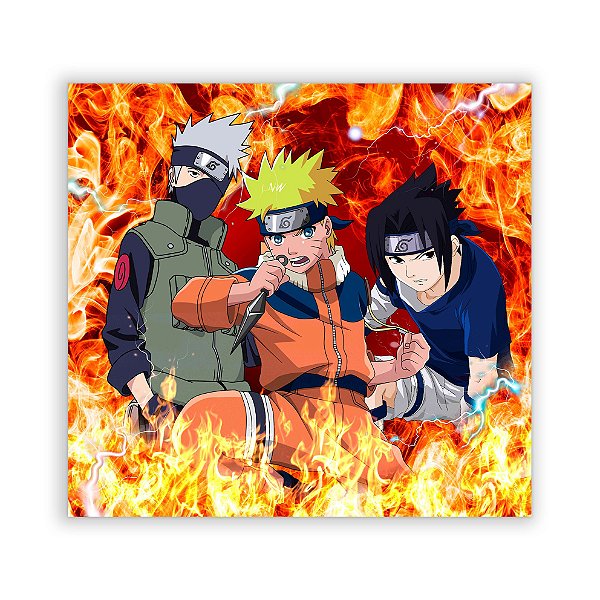 Painel Quadrado - Naruto - Sublimado 3D
