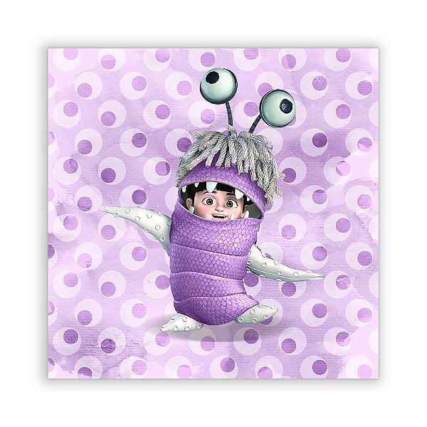 Painel Quadrado - Monstros SA - Sublimado 3D