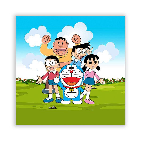 Painel Quadrado - Doraemon - Sublimado 3D