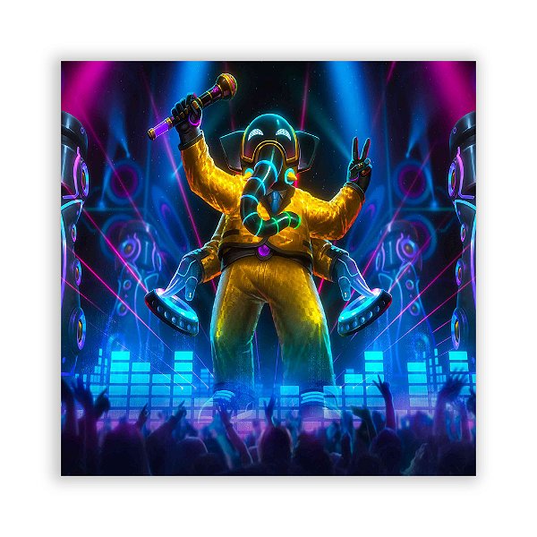 Painel Quadrado - DJ - Sublimado 3D