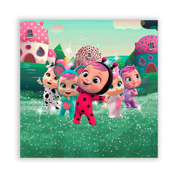 Painel Quadrado - Cry Babies Bebes llorones - Sublimado 3D