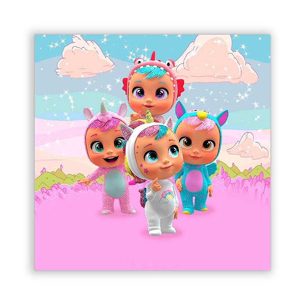 Painel Quadrado - Cry Babies Bebes llorones - Sublimado 3D
