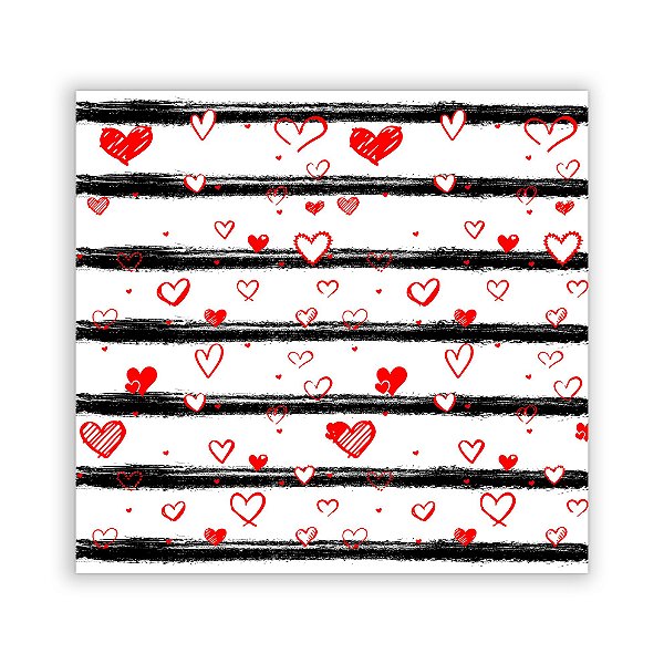 Painel Quadrado - Coração - Sublimado 3D