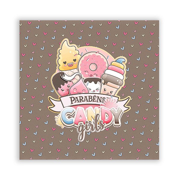 Painel Quadrado - Menina Doce - Sublimado 3D