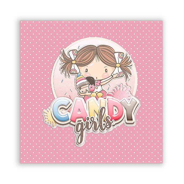 Painel Quadrado - Menina Doce - Sublimado 3D