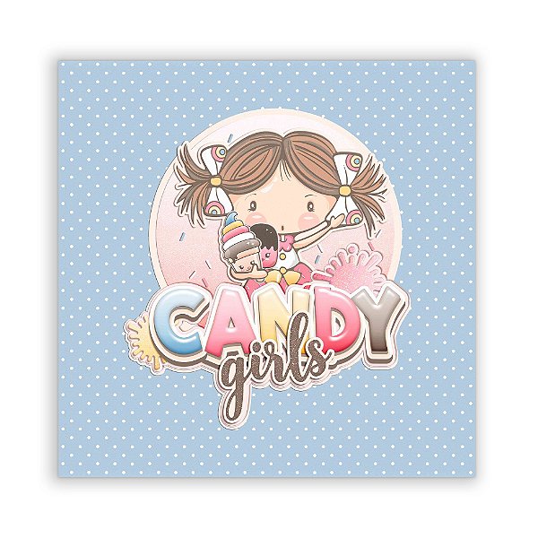 Painel Quadrado - Menina Doce - Sublimado 3D