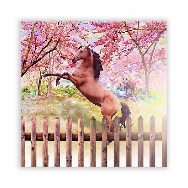Painel Quadrado - Cavalo - Sublimado 3D