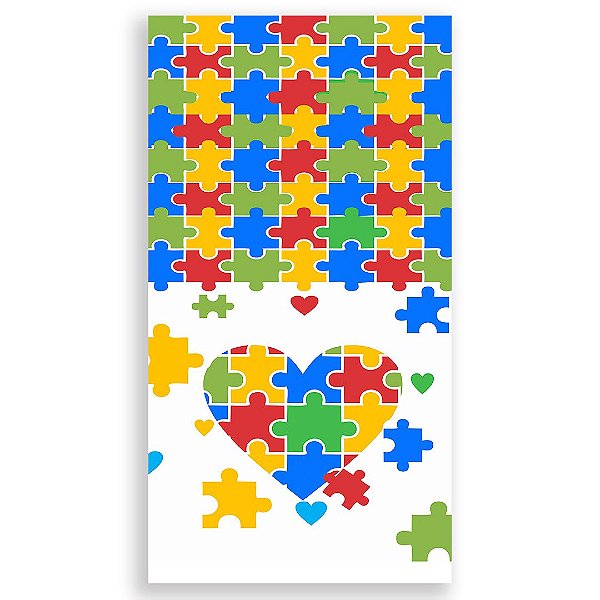 Faixa Lateral - Autismo - Sublimado 3D