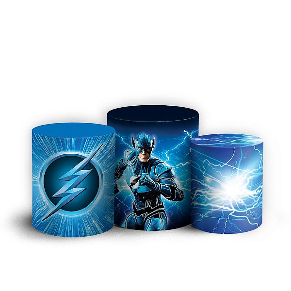 Trio Cilindro - The Flash - Sublimado 3D + Elástico