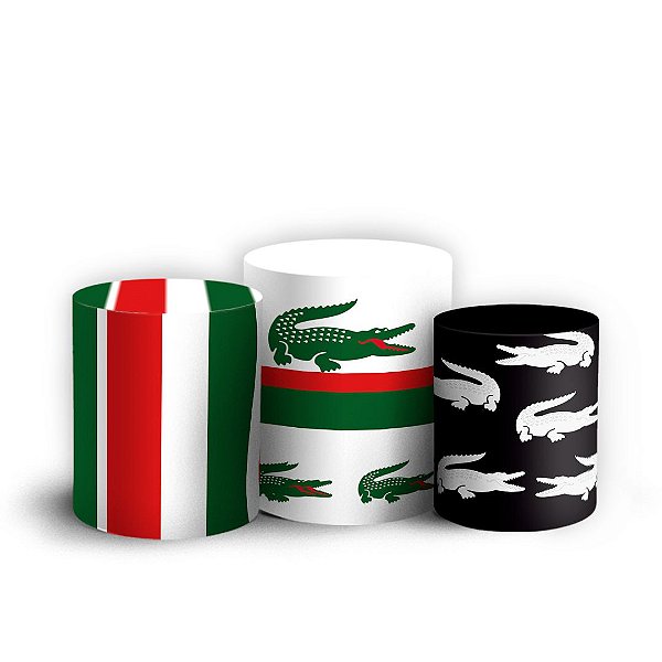 Trio Cilindro - Lacoste - Sublimado 3D + Elástico