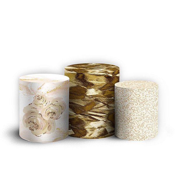 Trio Cilindro - 15 Anos - Sublimado 3D + Elástico