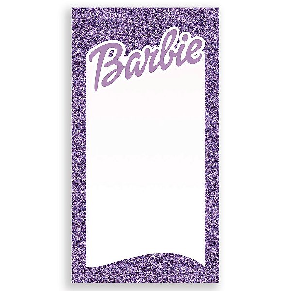 Faixa Lateral - Barbie - Sublimado 3D