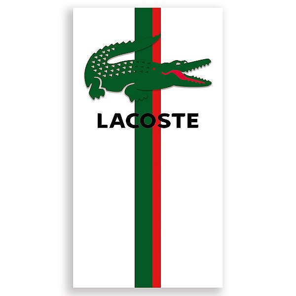Faixa Lateral - Lacoste - Sublimado 3D