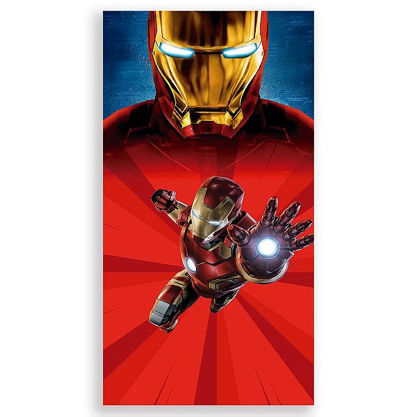 Faixa Lateral - Homem de Ferro - Sublimado 3D