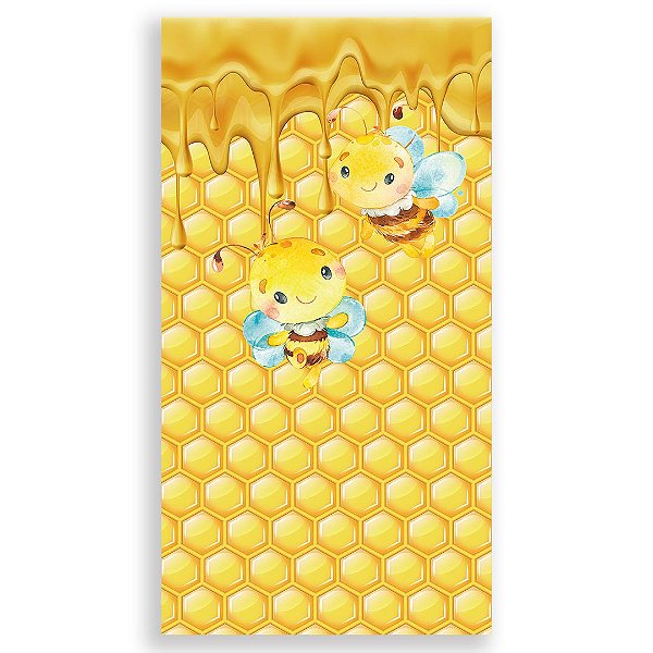 Faixa Lateral - Abelhinha Cute - Sublimado 3D