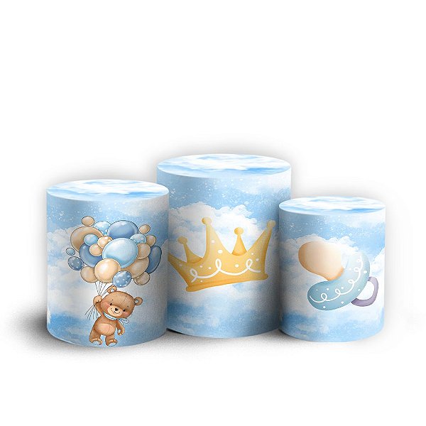 Trio Cilindro - Urso Baloeiro - Sublimado 3D + Elástico