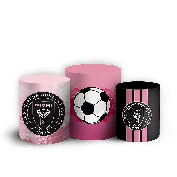 Trio Cilindro - Inter Miami - Sublimado 3D + Elástico