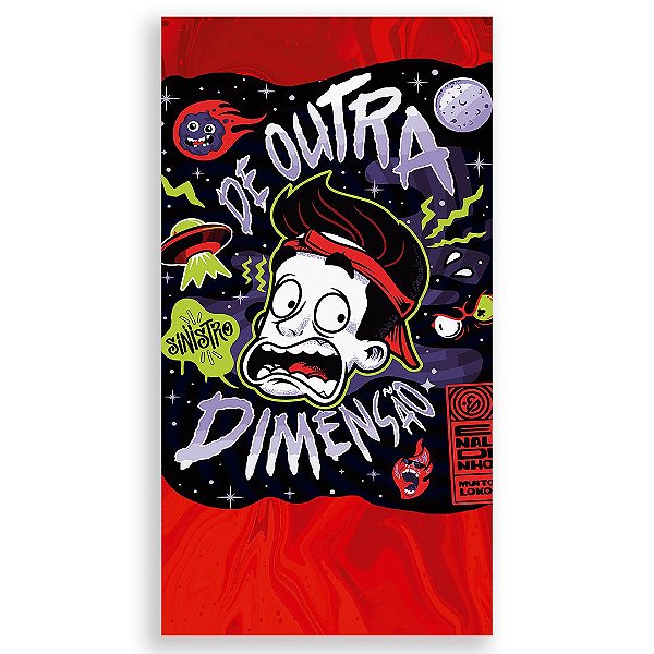 Faixa Lateral - Não Fale o Nome do Monstro - Sublimado 3D