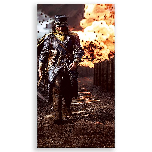 Faixa Lateral - Battlefield - Sublimado 3D