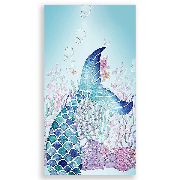 Faixa Lateral - Calda de Sereia - Sublimado 3D