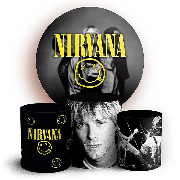 KIT Redondo e Trio - Nirvana - Sublimado 3D