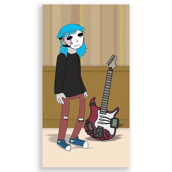 Faixa Lateral - Sally Face - Sublimado 3D