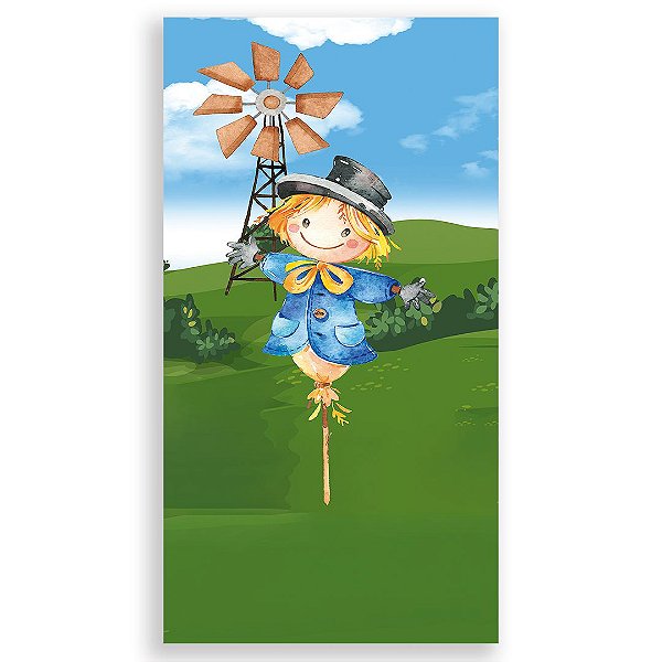 Faixa Lateral - Fazendinha Trator - Sublimado 3D