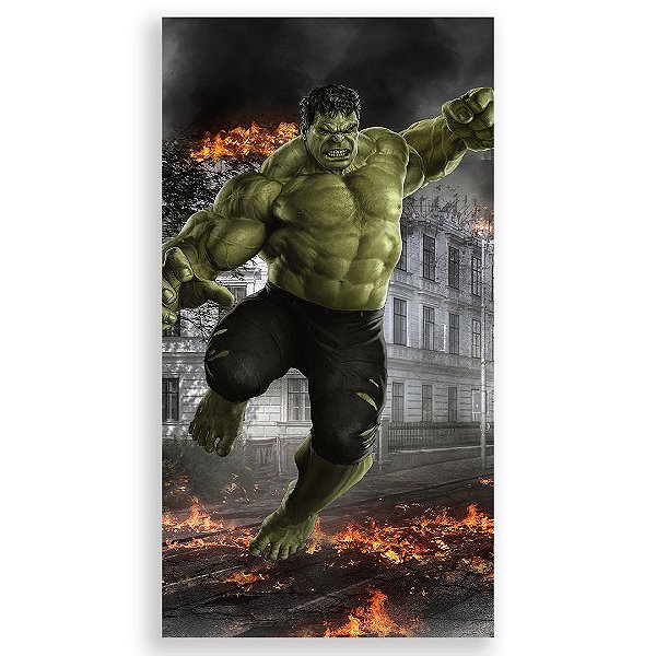 Faixa Lateral - Hulk - Sublimado 3D