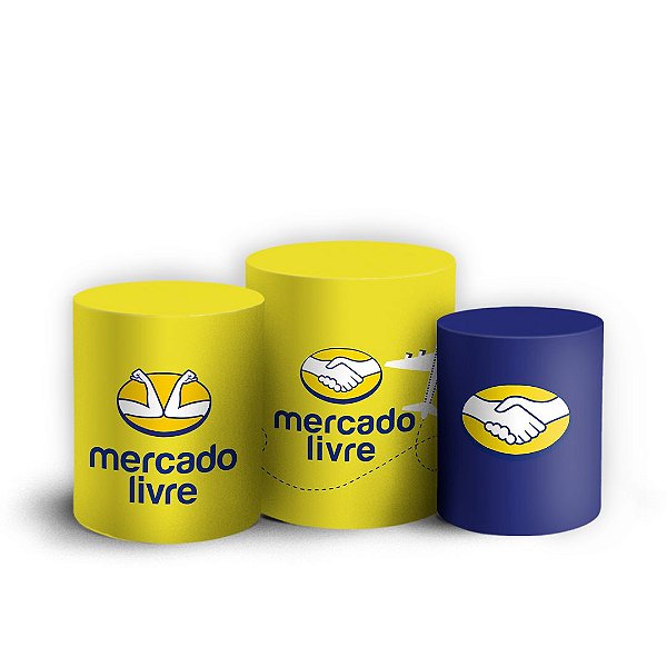 Trio Cilindro - Mercado Livre - Sublimado 3D + Elástico
