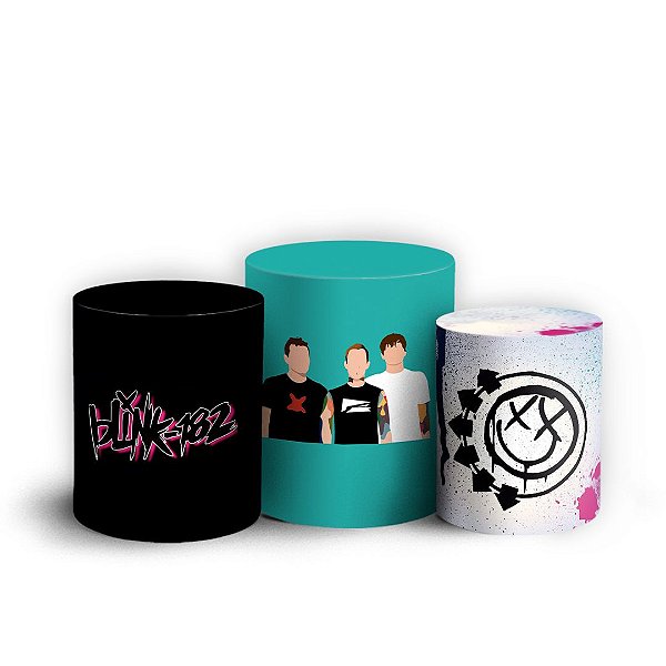Trio Cilindro - Blink 18 - Sublimado 3D + Elástico