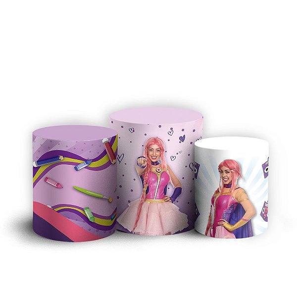 Trio Cilindro - Luli Pampin - Sublimado 3D + Elástico