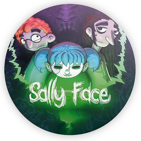 Painel Redondo - Sally Face - Sublimado 3D