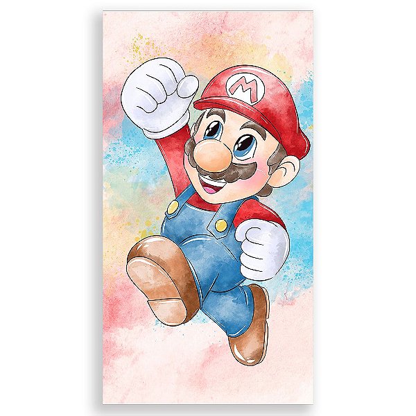 Faixa Lateral - Super Mario - Sublimado 3D